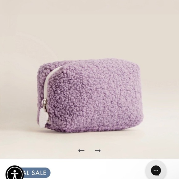 Summer Fridays Mini Cloud Cosmetic Bag in Lilac - Picture 3 of 4